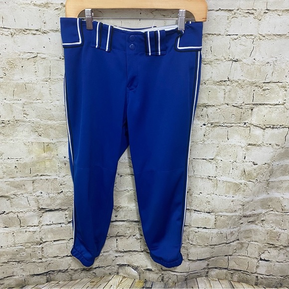 Boombah Blue White Softball Baseball Pants - Picture 1 of 4